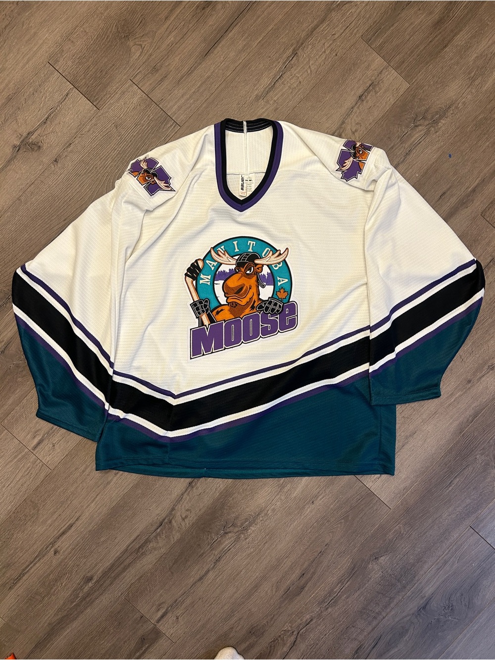 Vintage Bauer Manitoba Moose Jersey